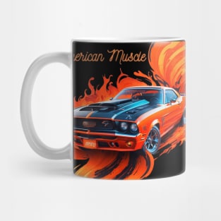 Fiery American Muscle Mug